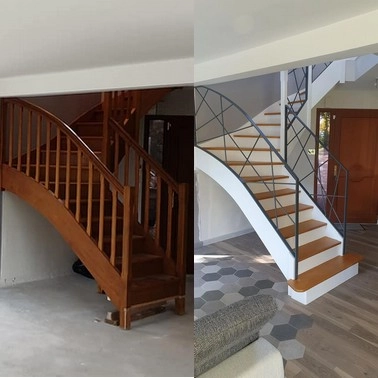 Aménagement intérieur - rénovation d'un escalier